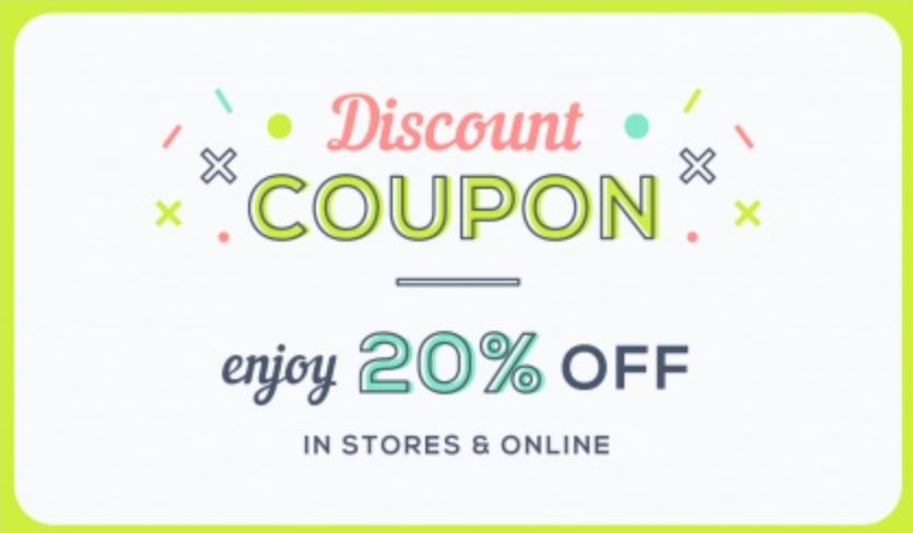 Discount Coupon Enjoy 20% Off In Stores And Online